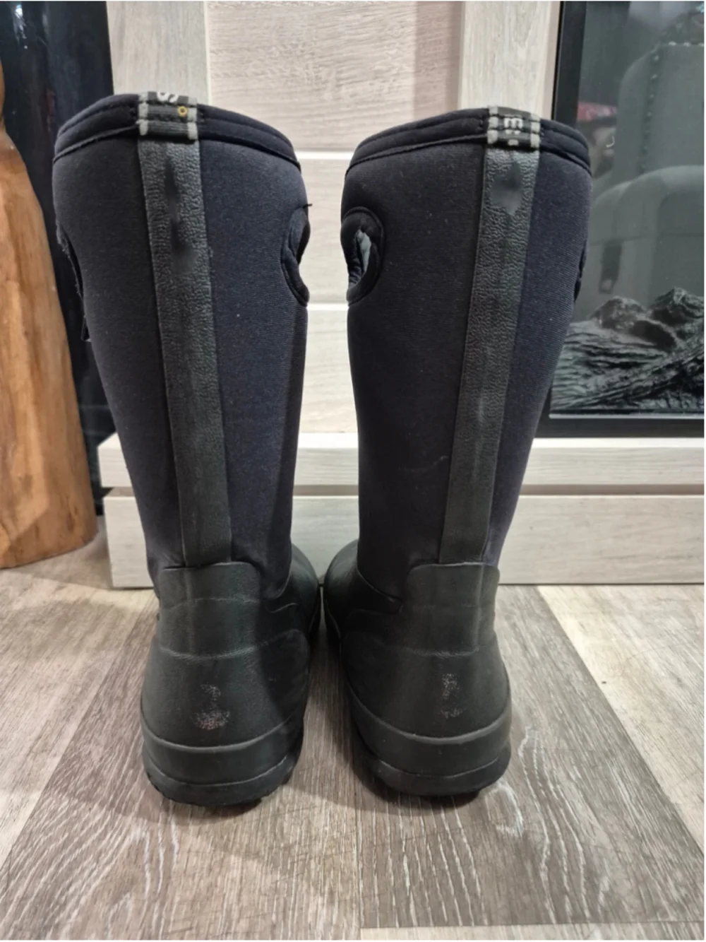 Bogs Classic High Waterproof Rain & Snow Boots 1 (Big kid( Black